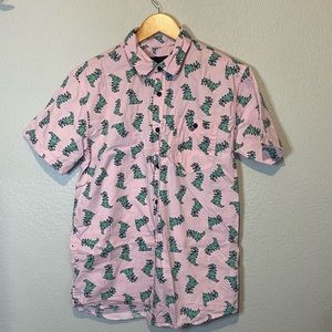 Nickelodeon Rugrats “Reptar” Pint Botton Down Top